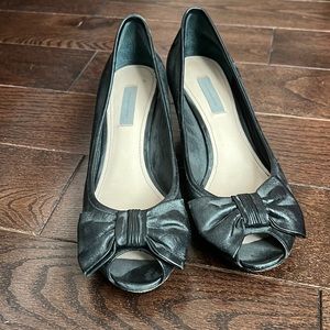 Classiques Entier Black Bow Heels